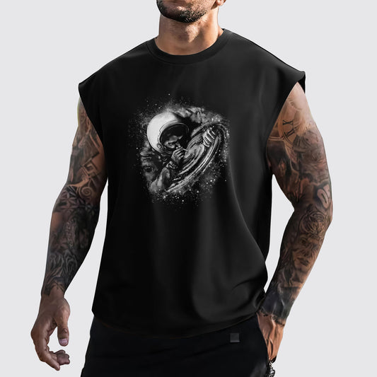 Astronaut 3D Cut-Off Tank- AA05288