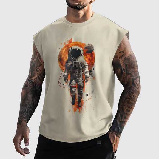 Astronaut 3D Cut-Off Tank- AA05303