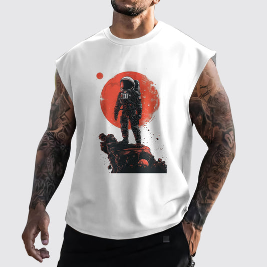 Astronaut 3D Cut-Off Tank- AA05307