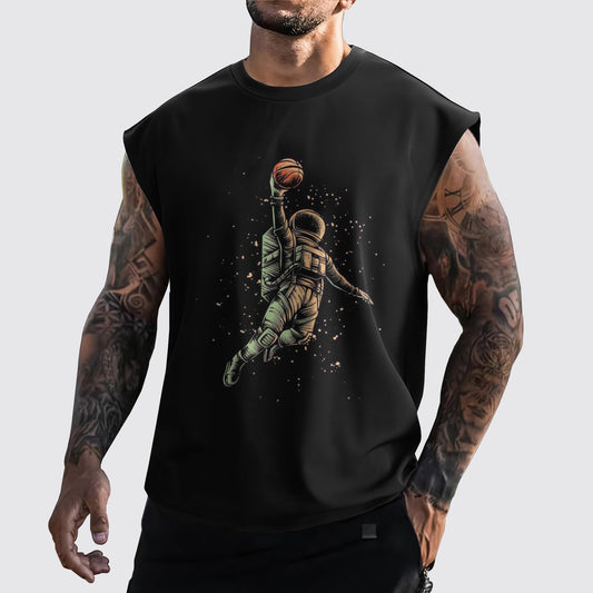 Astronaut 3D Cut-Off Tank- AA05314