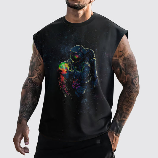 Astronaut 3D Cut-Off Tank- AA05315