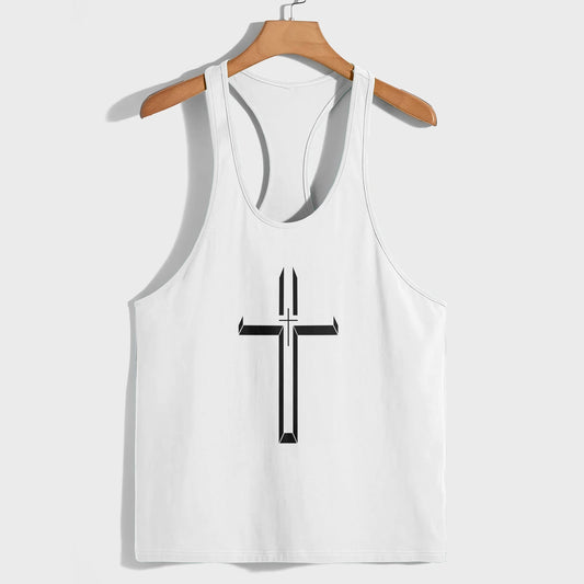 Cross of Faith Racerback Tank Top- AA05340