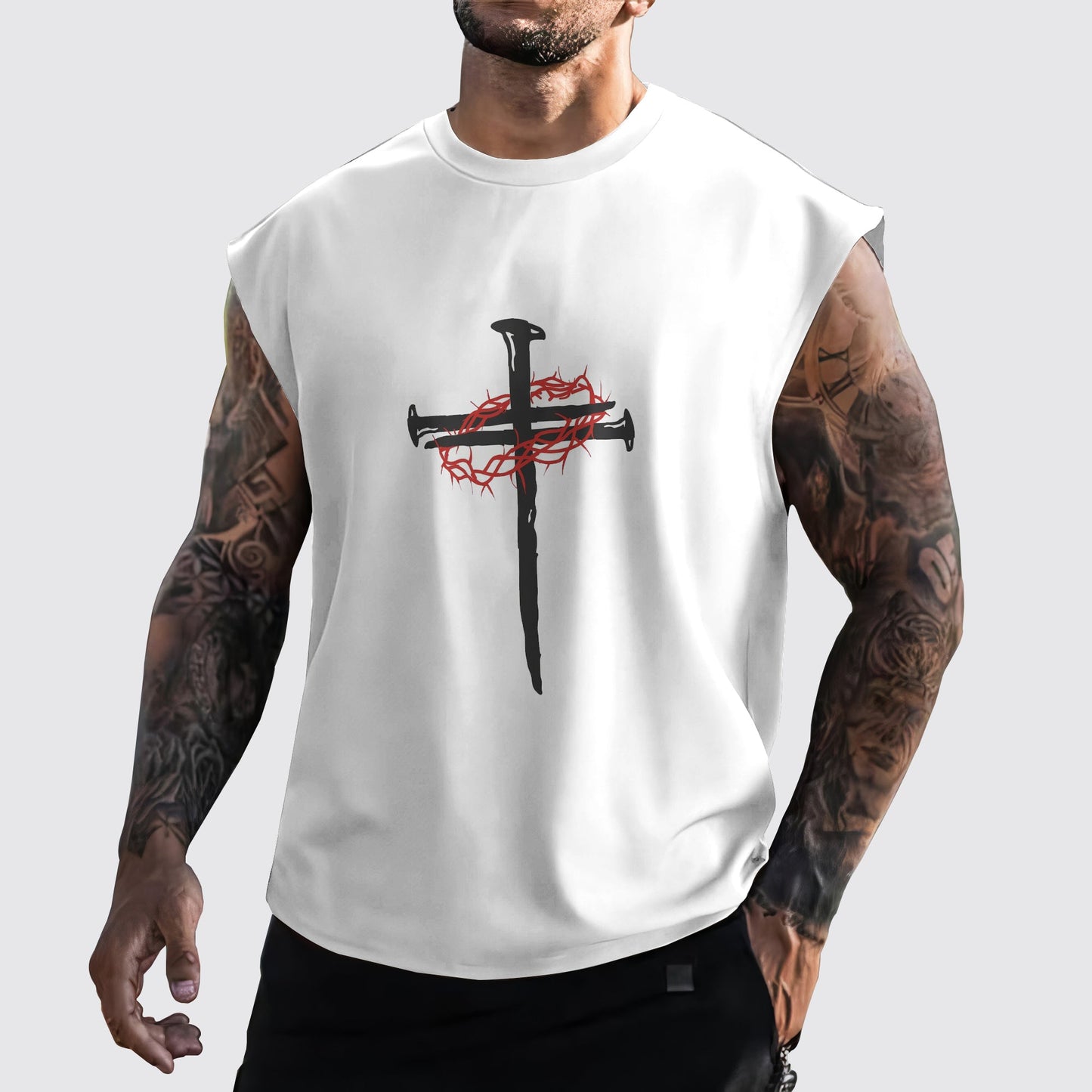 Jesus Forever Cut-Off Tank- AA05376