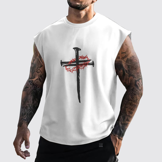 Jesus Forever Cut-Off Tank- AA05376