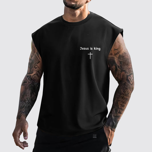 Jesus Forever Cut-Off Tank- AA05386