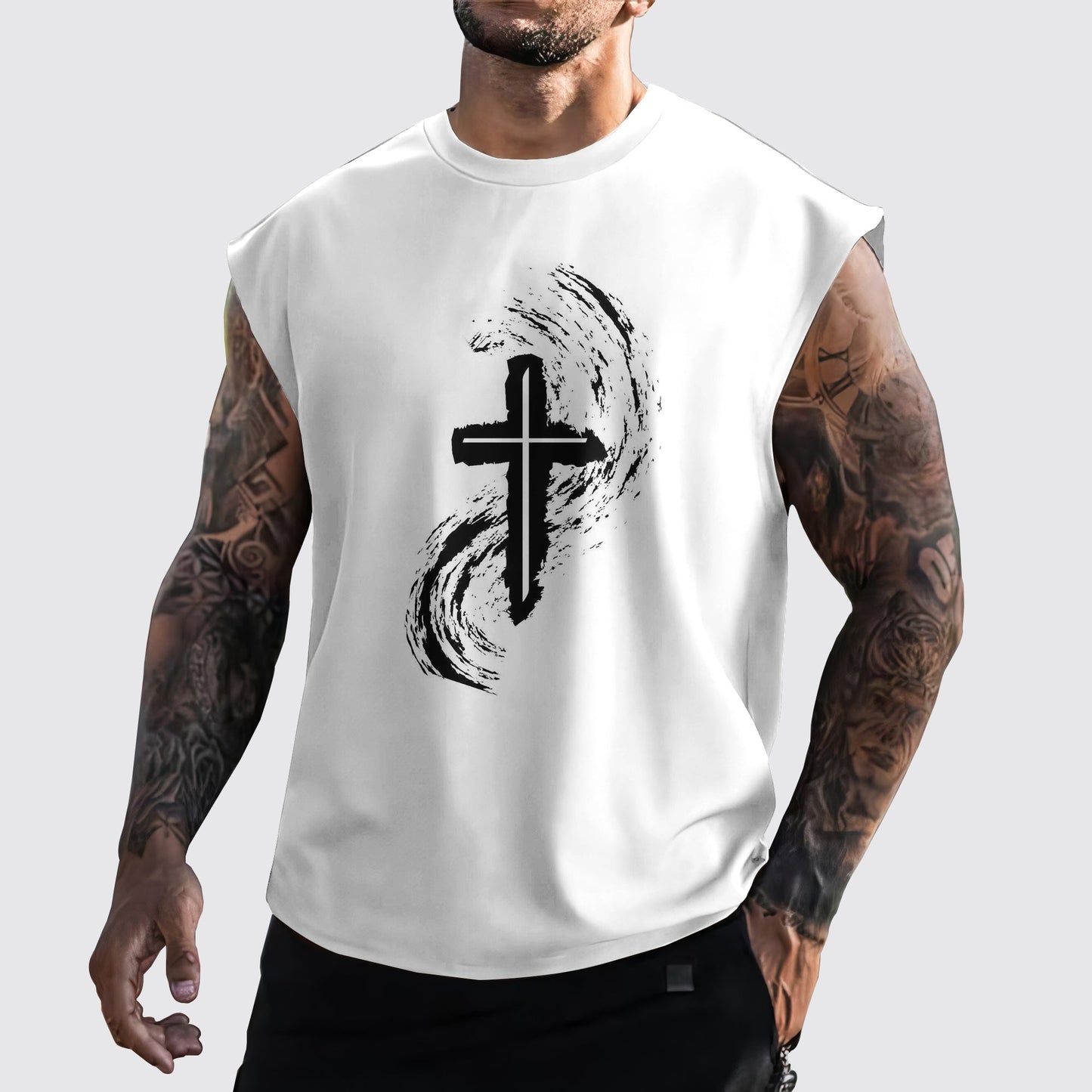 Jesus Forever Cut-Off Tank- AA05392