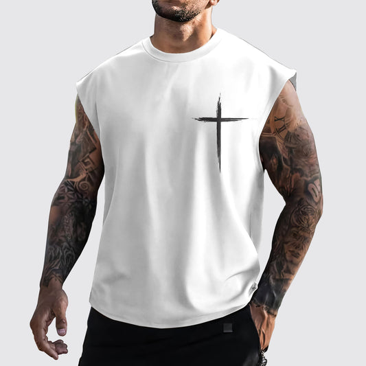 Jesus Forever Cut-Off Tank- AA05414