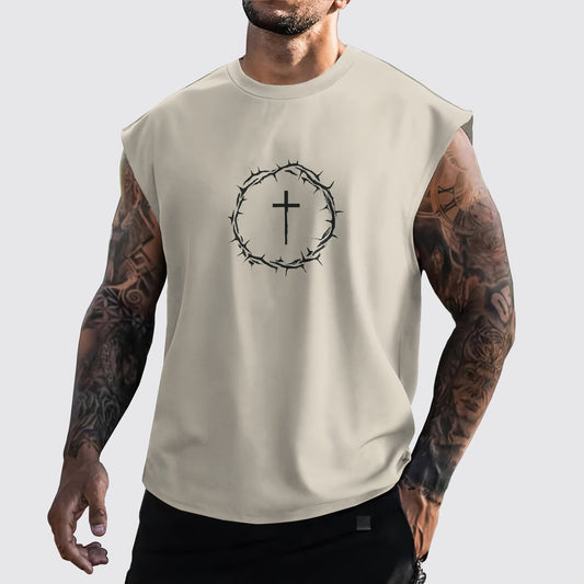 Jesus Forever Cut-Off Tank- AA05416