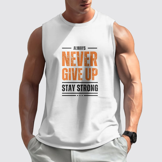 Gym-Ready Round Neck Tank Top- AA05739
