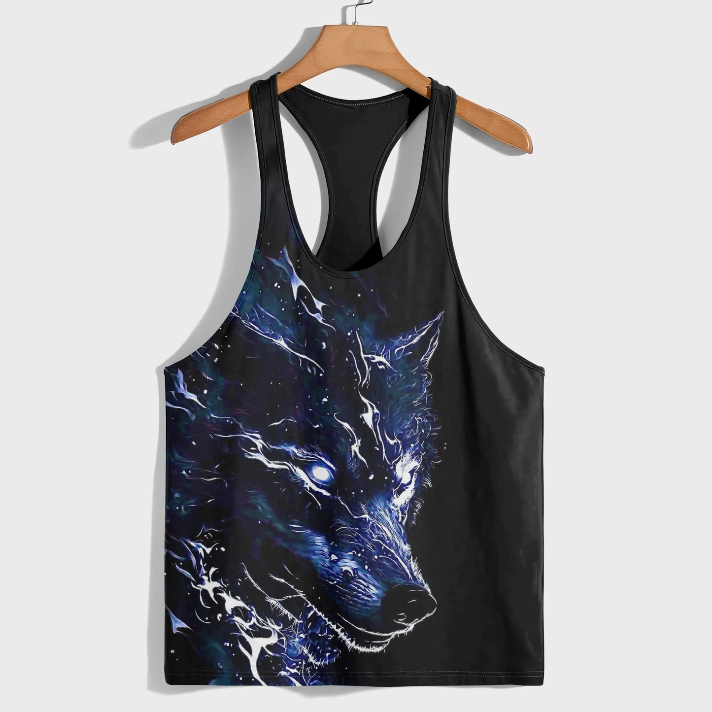 Savage Wolf Racerback Tank Top- AA05779