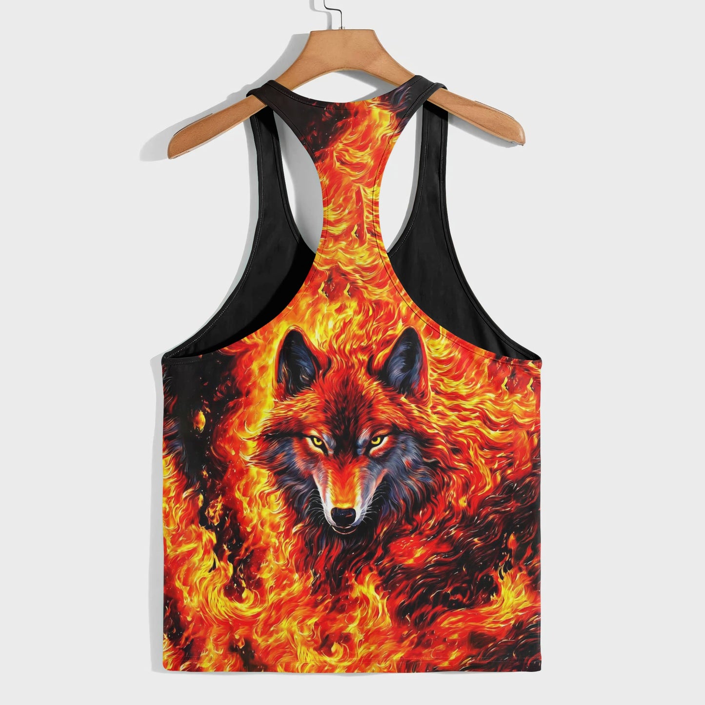 Savage Wolf Racerback Tank Top- AA05789