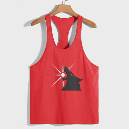 Savage Wolf Racerback Tank Top- AA05823