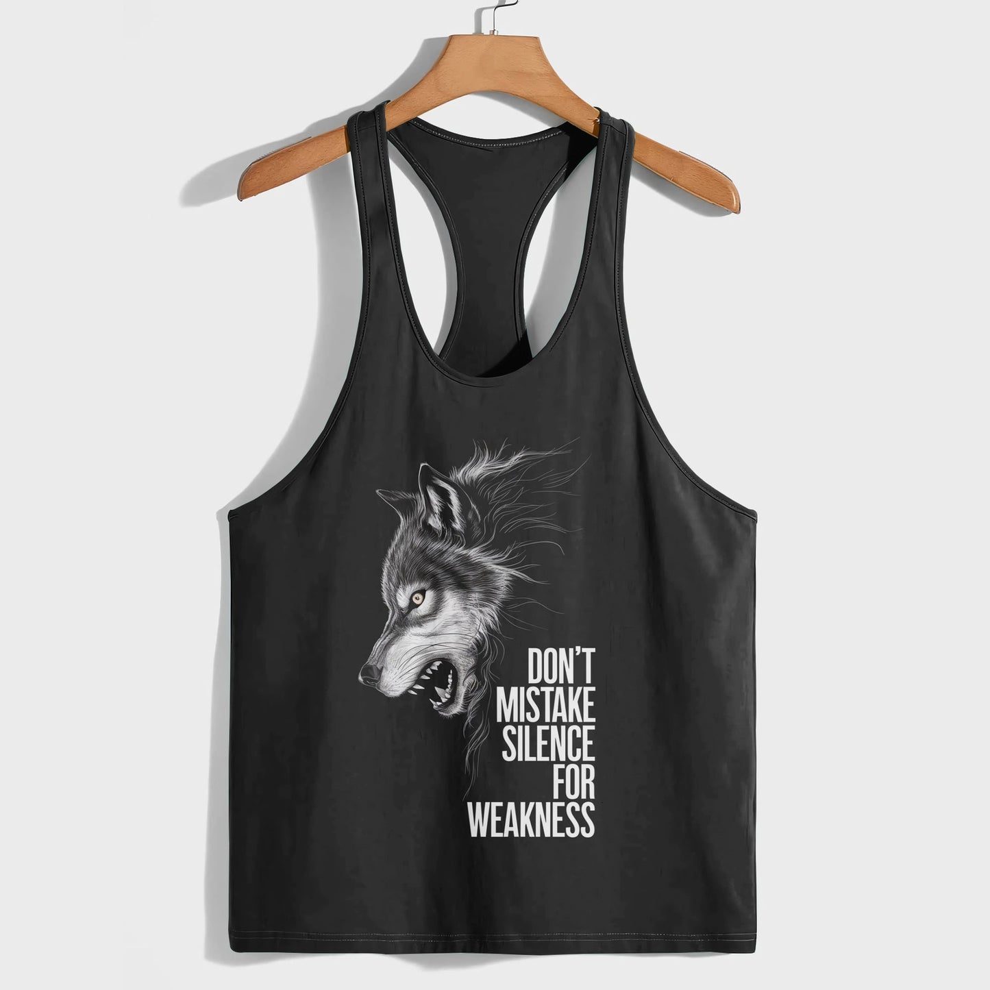Savage Wolf Racerback Tank Top- AA05827