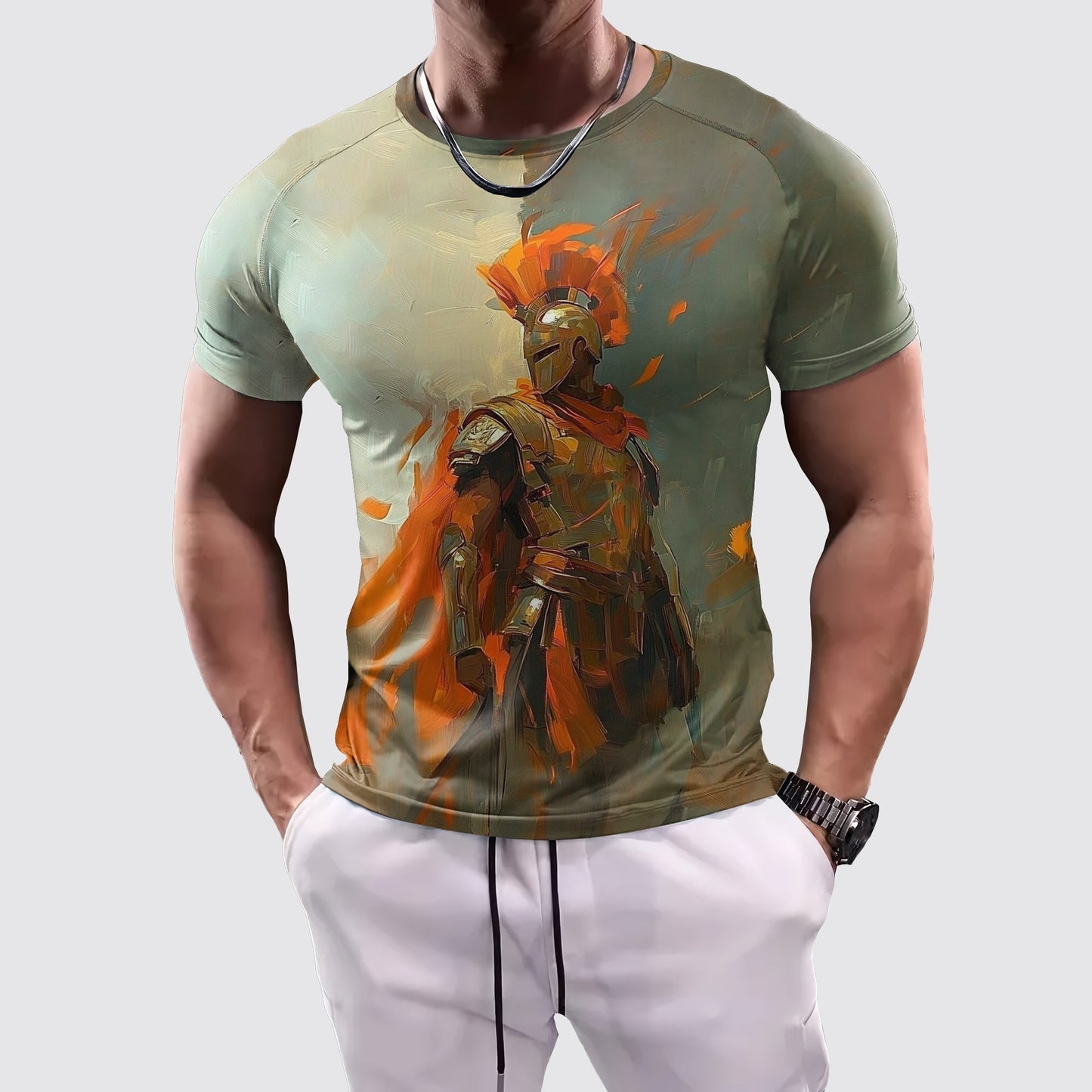 Warrior 3D Tight-Fitting Tee- AA05927