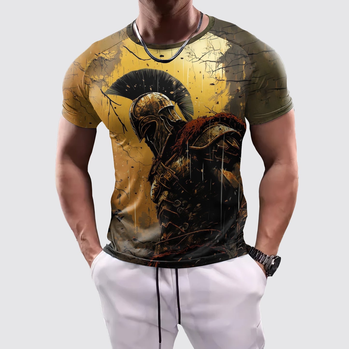 Warrior 3D Tight-Fitting Tee- AA05932