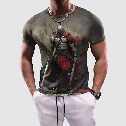 Warrior 3D Tight-Fitting Tee- AA05934