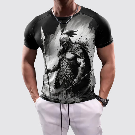 Warrior 3D Tight-Fitting Tee- AA05946