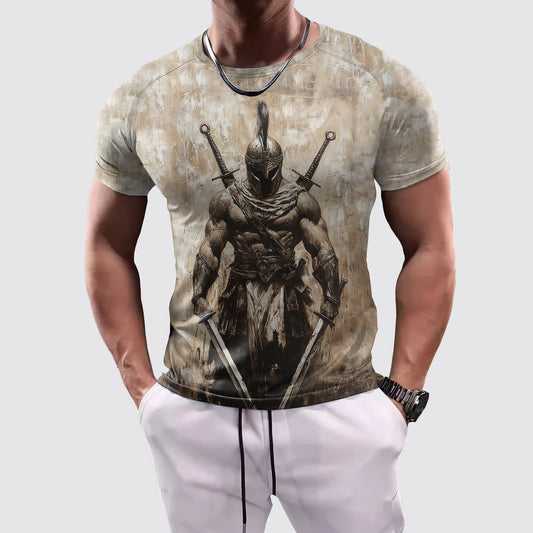 Warrior 3D Tight-Fitting Tee- AA05948