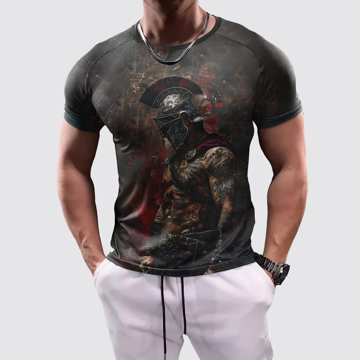 Warrior 3D Tight-Fitting Tee- AA05954