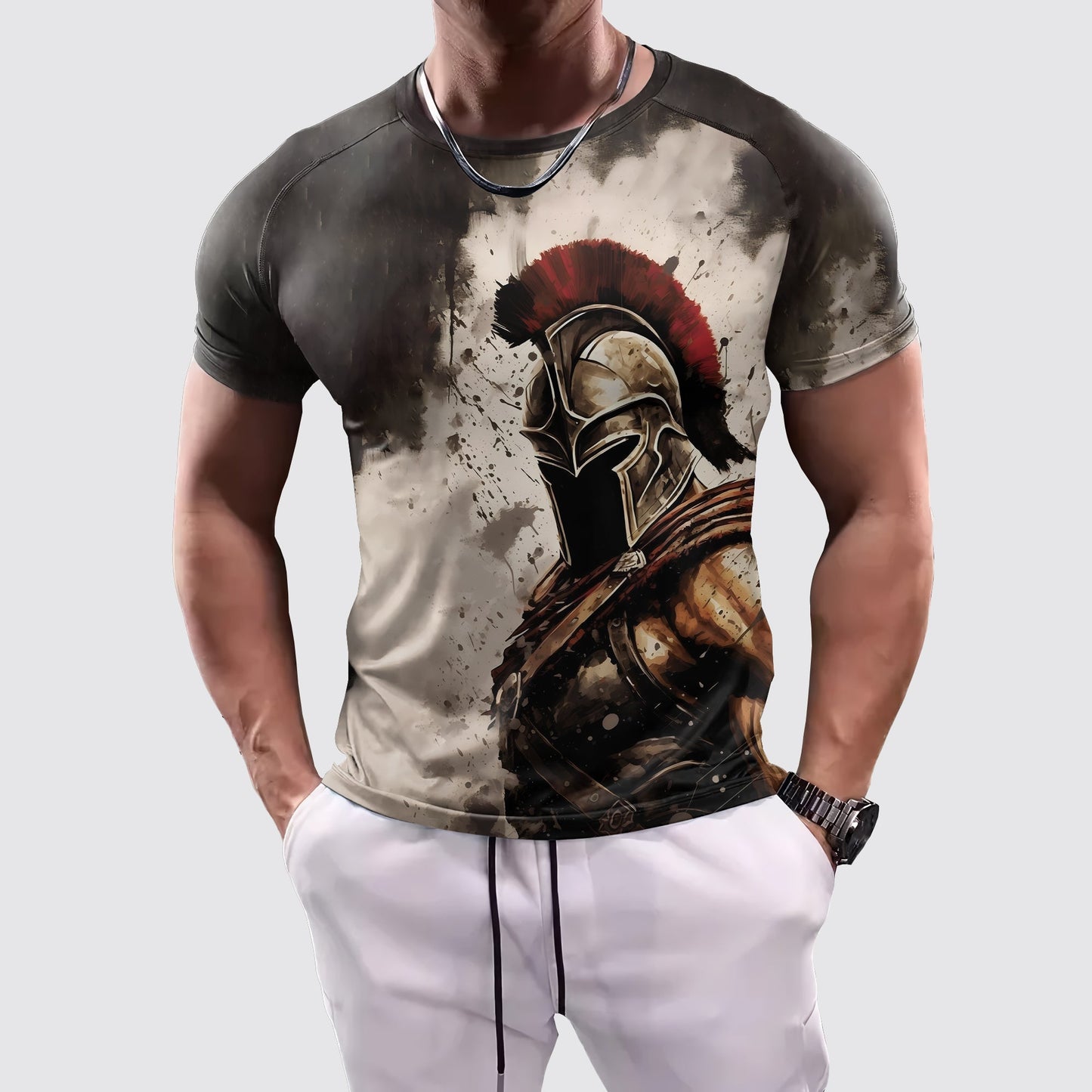 Warrior 3D Tight-Fitting Tee- AA05955