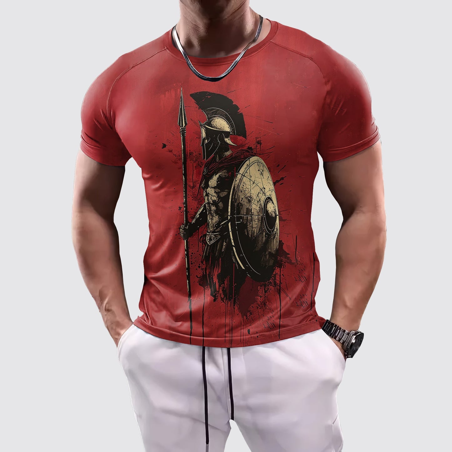 Warrior 3D Tight-Fitting Tee- AA05967