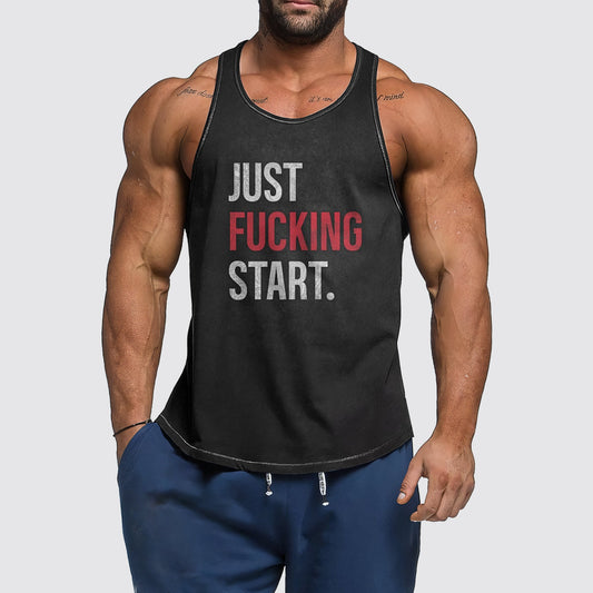 Ultimate Gym Tank Top for Men: Stay Cool and Comfy During Intense Workouts- AA06210