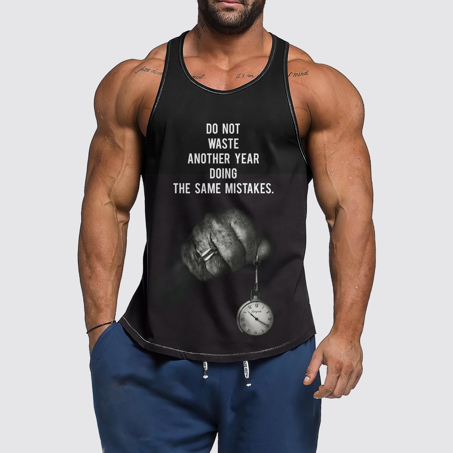 Ultimate Gym Tank Top for Men: Stay Cool and Comfy During Intense Workouts- AA06220