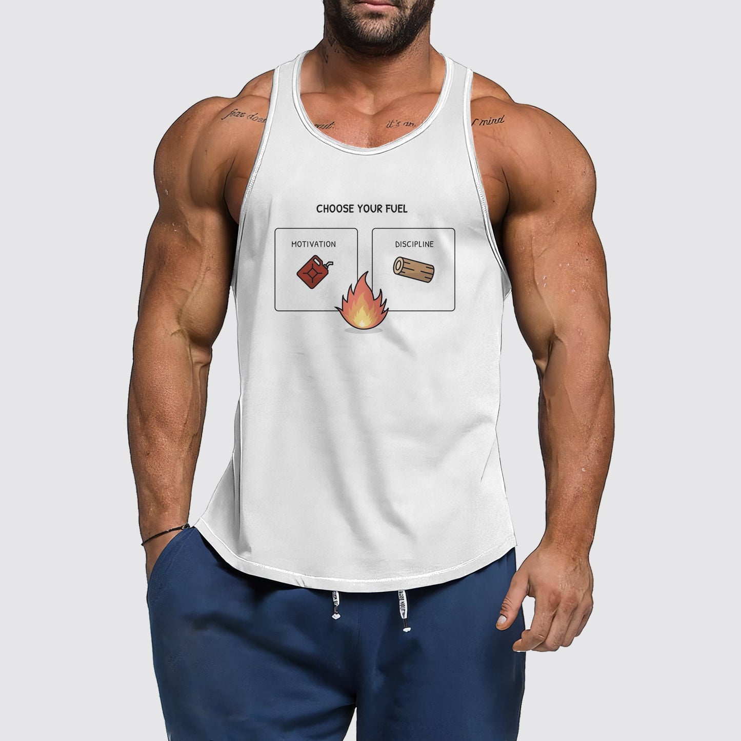 Ultimate Gym Tank Top for Men: Stay Cool and Comfy During Intense Workouts- AA06229