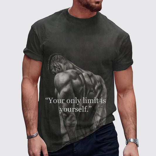 Ultimate Gym T-shirt for Men: Stay Cool and Comfy During Intense Workouts- AA06298