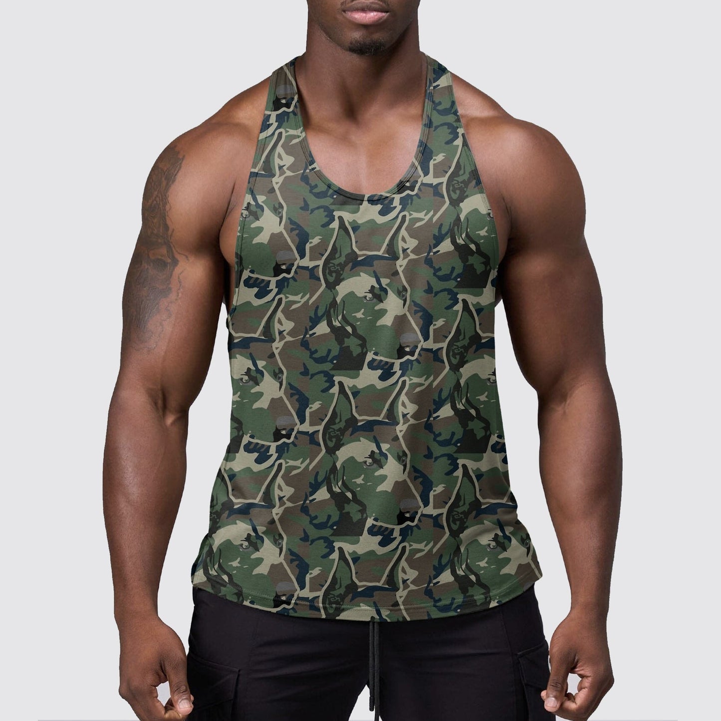 StealthFlex Camo Tank Top- Performance Fit for Bodybuilders- AA06356