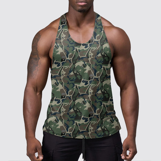 StealthFlex Camo Tank Top- Performance Fit for Bodybuilders- AA06356