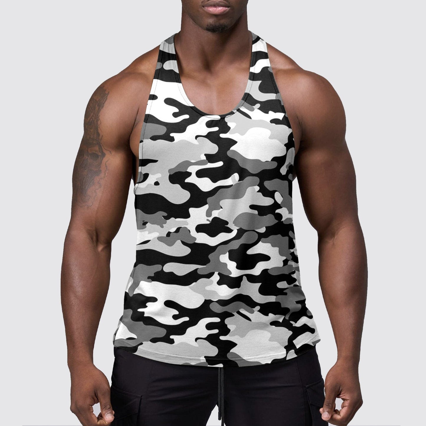 StealthFlex Camo Tank Top- Performance Fit for Bodybuilders- AA06358