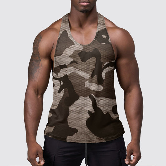 StealthFlex Camo Tank Top- Performance Fit for Bodybuilders- AA06362