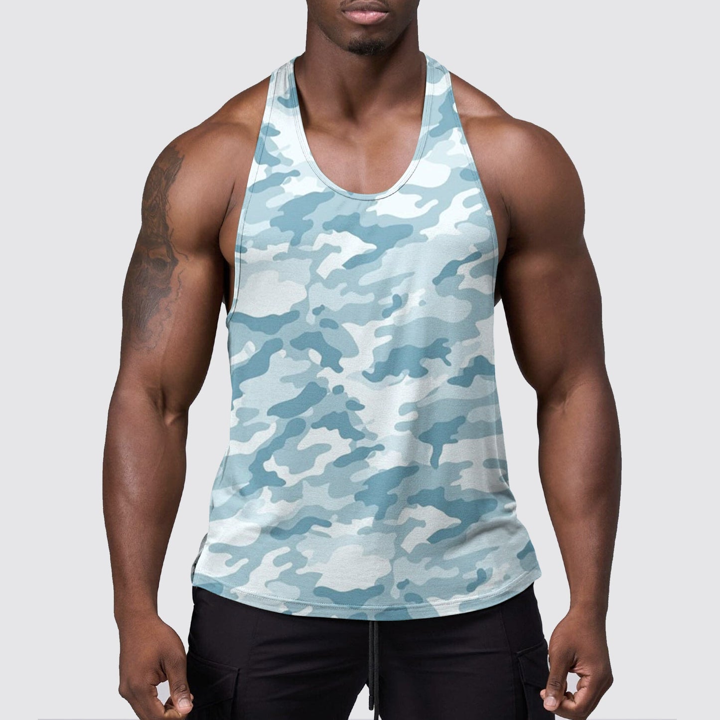 StealthFlex Camo Tank Top- Performance Fit for Bodybuilders- AA06364