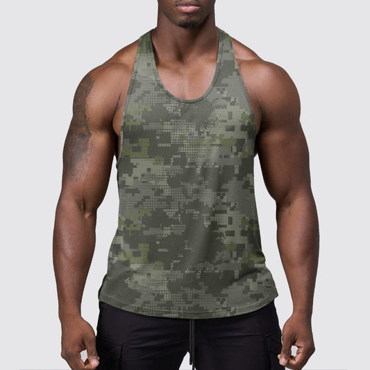 StealthFlex Camo Tank Top- Performance Fit for Bodybuilders- AA06366