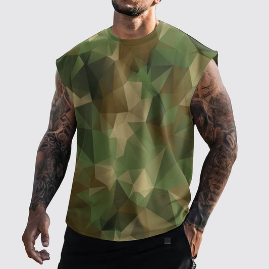 Urban Camo Cut-Off Tank- AA06427