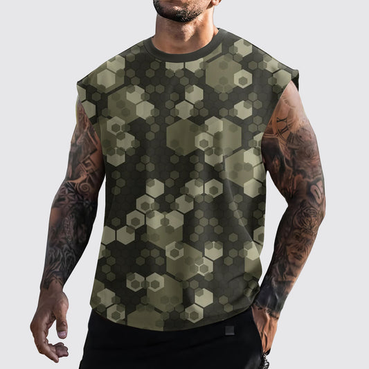 Urban Camo Cut-Off Tank- AA06434
