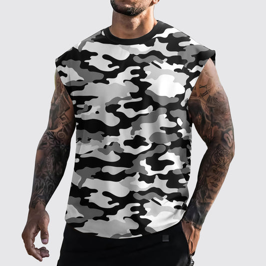 Urban Camo Cut-Off Tank- AA06436