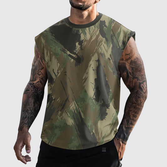 Urban Camo Cut-Off Tank- AA06438