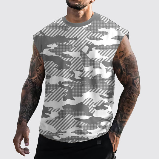 Urban Camo Cut-Off Tank- AA06439