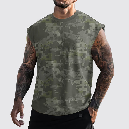 Urban Camo Cut-Off Tank- AA06444