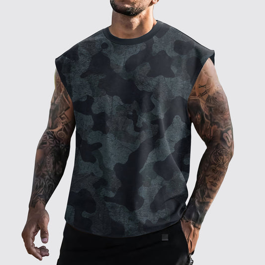 Urban Camo Cut-Off Tank- AA06445