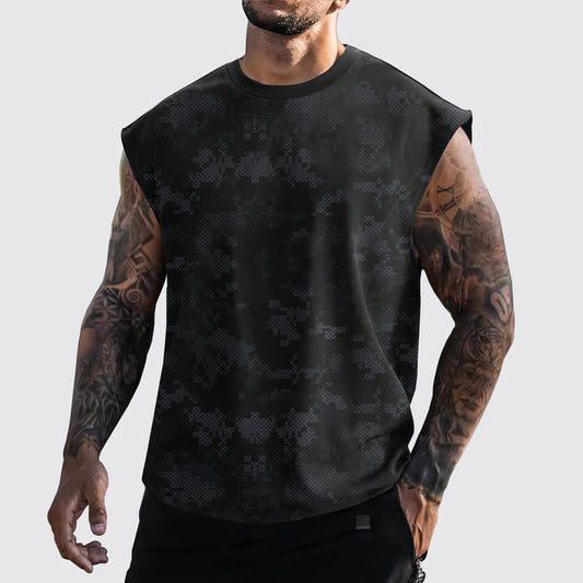 Urban Camo Cut-Off Tank- AA06446