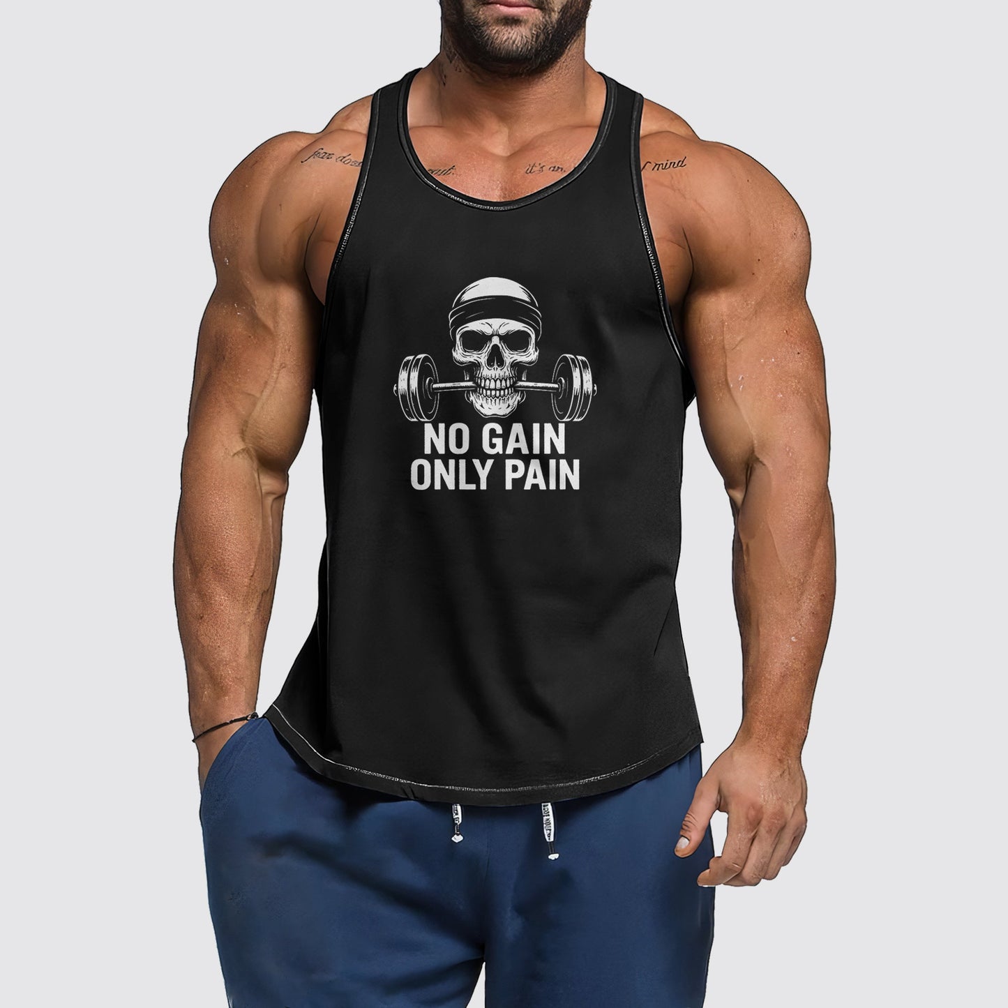 Ultimate Gym Tank Top for Men: Stay Cool and Comfy During Intense Workouts- AA06483