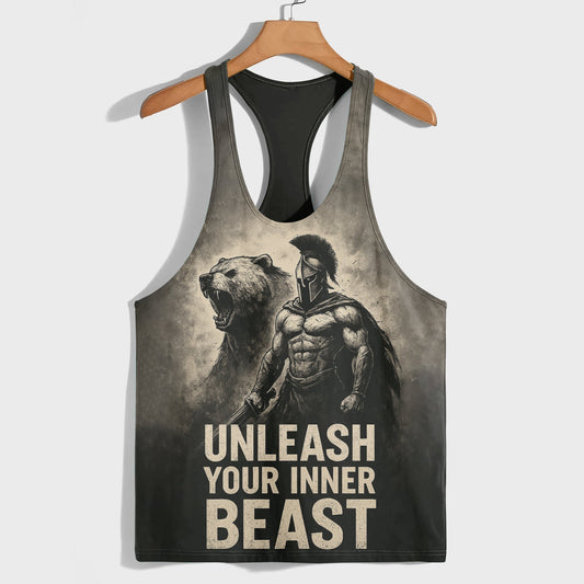 Warrior Spirit 3D Racerback Tank Top- AA06530