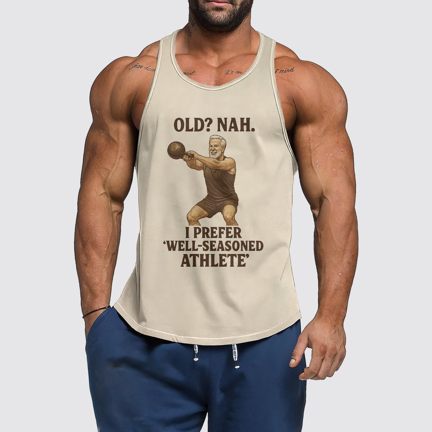 Classic Tank Top for Older Men- AA06676