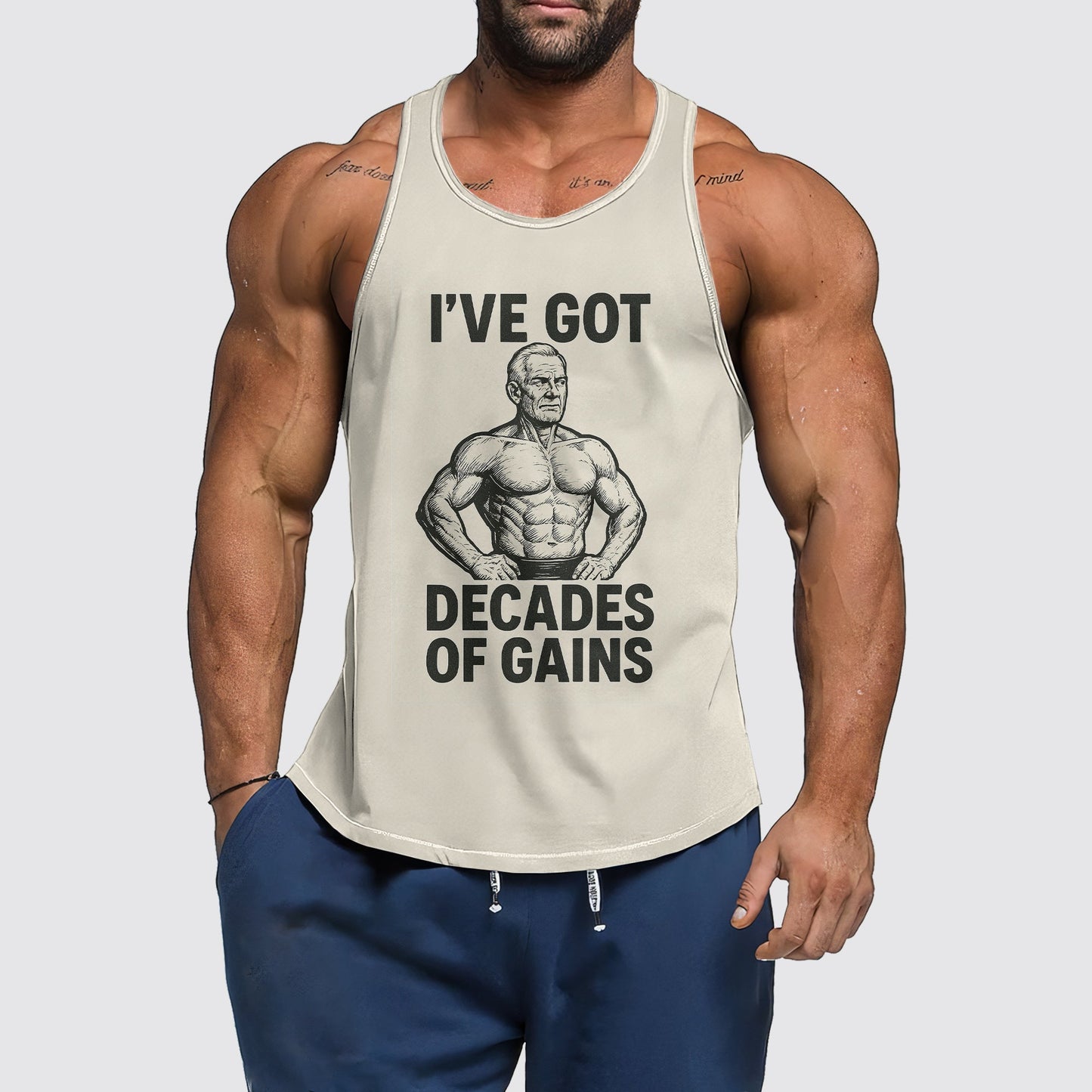 Classic Tank Top for Older Men- AA06682