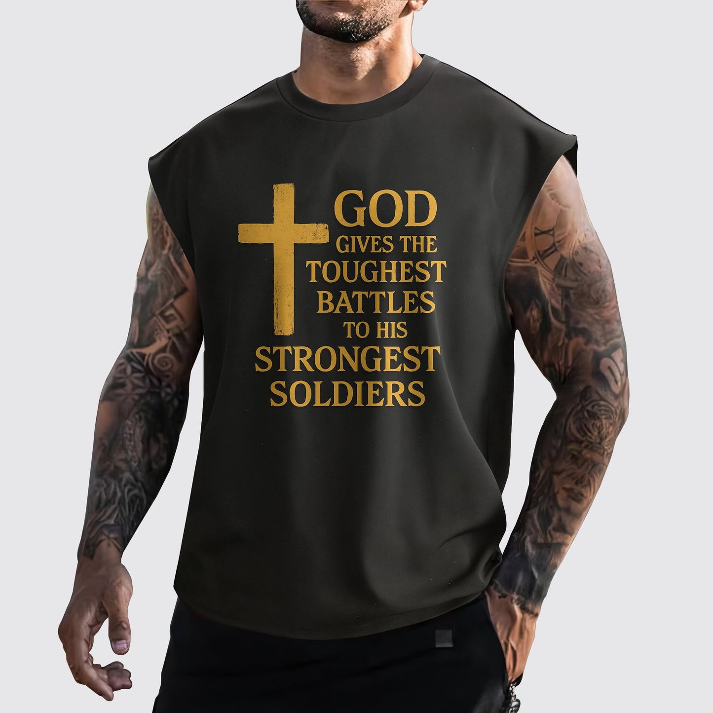 Jesus Forever Cut-Off Tank- AA06752