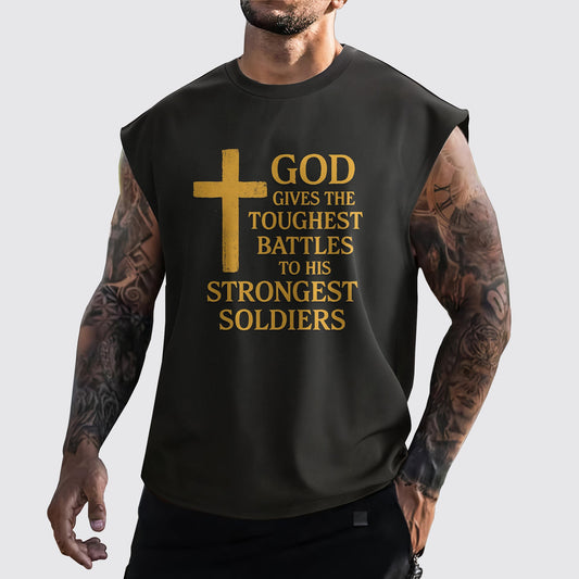 Jesus Forever Cut-Off Tank- AA06752