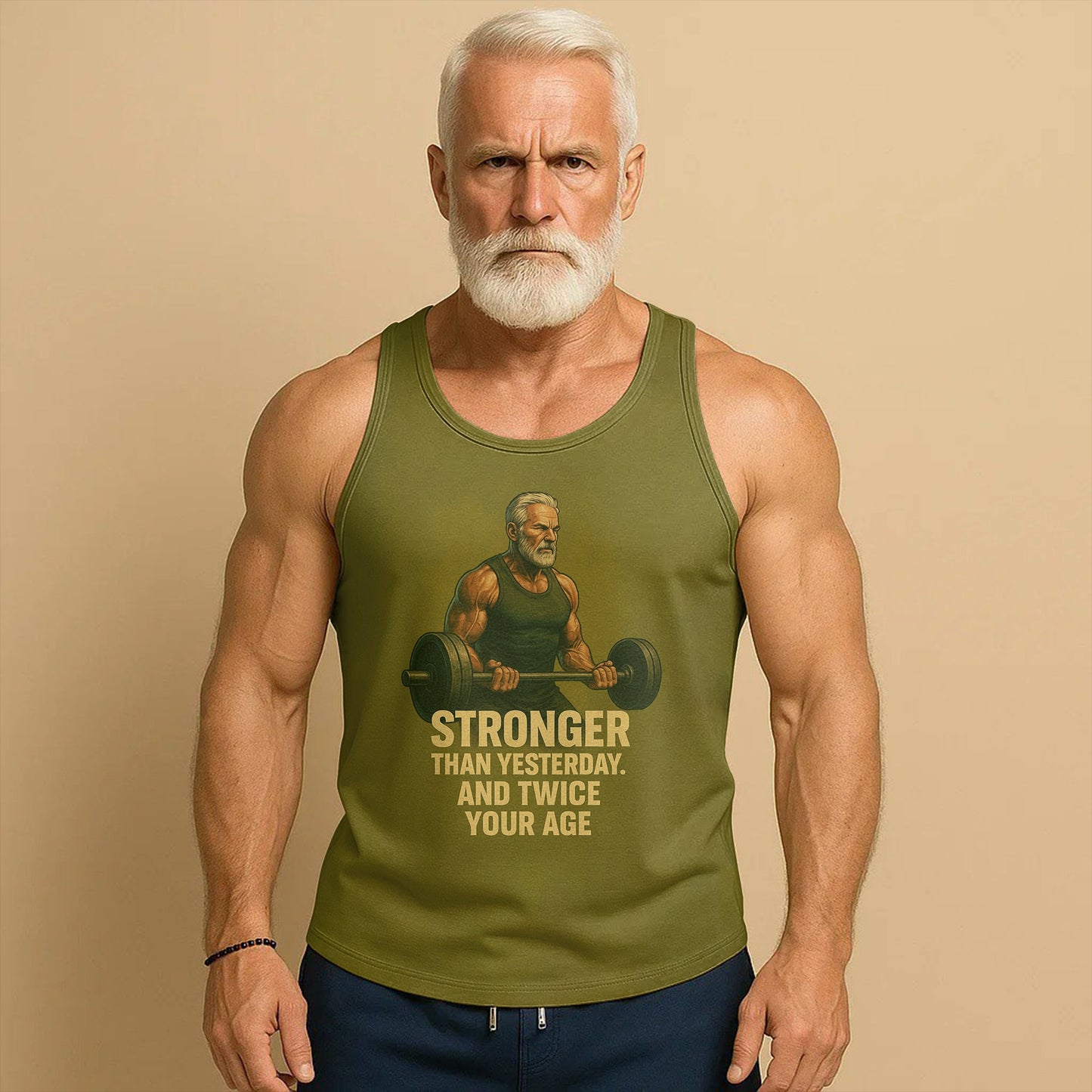 Classic Tank Top for Older Men- AA06835